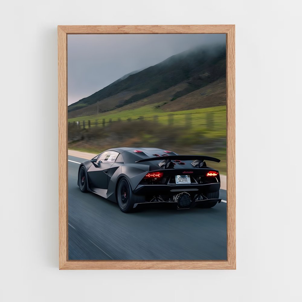 Poster Les Agneaux Enchantés – affiche Lamborghini (vue 4)
